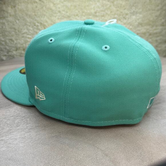 Boston Red Sox New Era Mint Green Hat 2004 World Series Patch Size 7 3/4 Rare - Picture 8 of 15